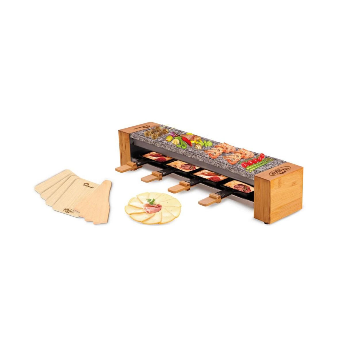 LITTLE BALANCE Appareil à raclette 4 personnes 600w + gril - 8619