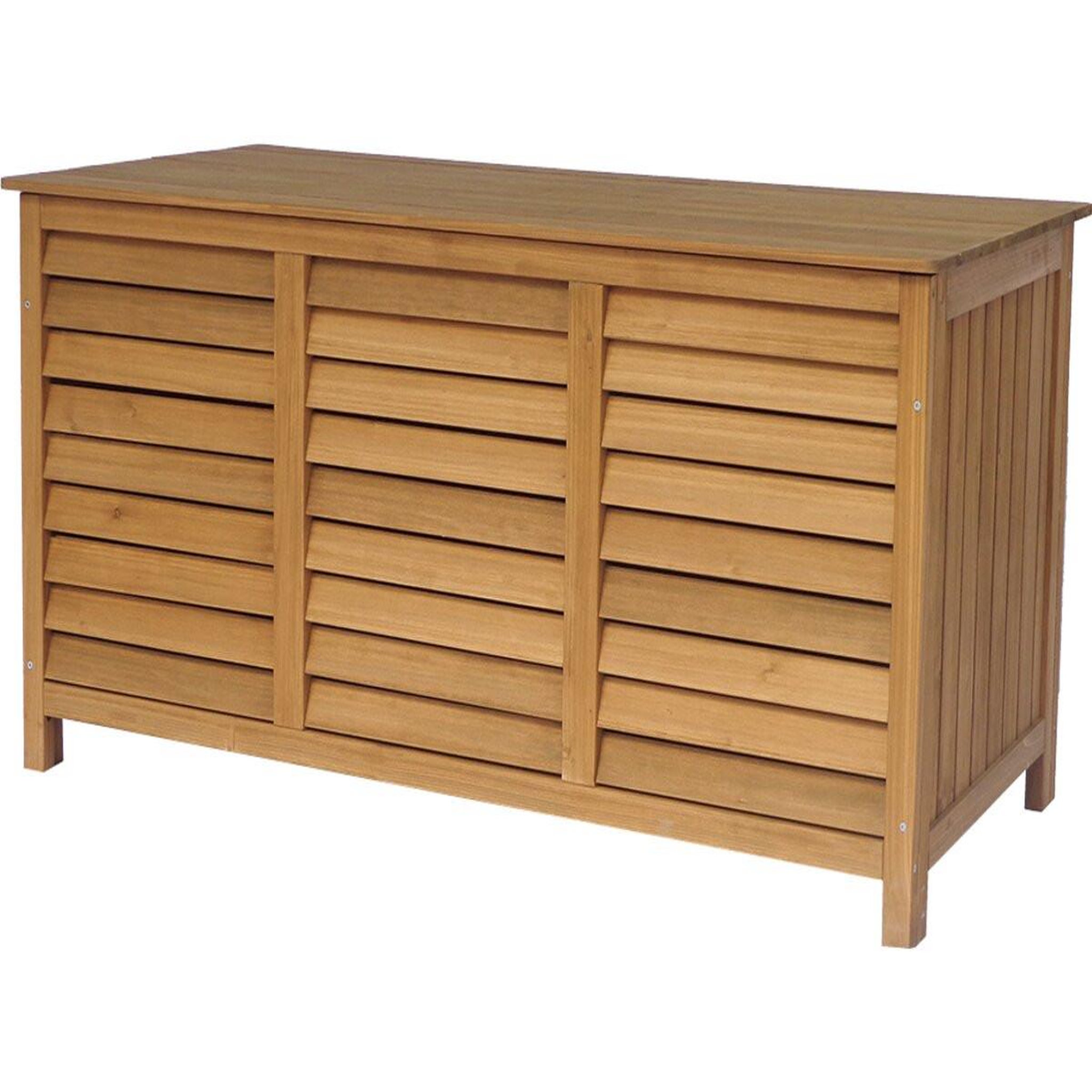 Habitat et Jardin Coffre de jardin en bois  macao  - 130 x 64 x 60 cm - marron