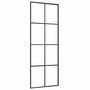 Voir la diapositive 4 : VIDAXL Porte coulissante avec kit de quincaillerie 76x205 cm Verre ESG