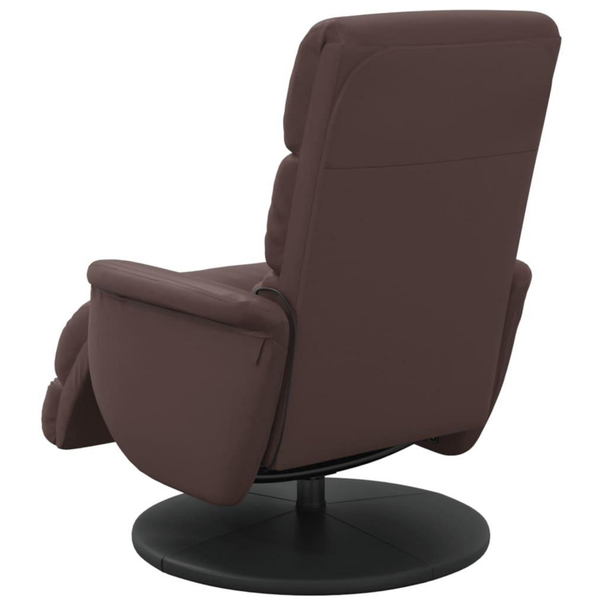 VIDAXL Fauteuil inclinable de massage repose-pieds marron similicuir