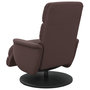 Voir la diapositive 5 : VIDAXL Fauteuil inclinable de massage repose-pieds marron similicuir