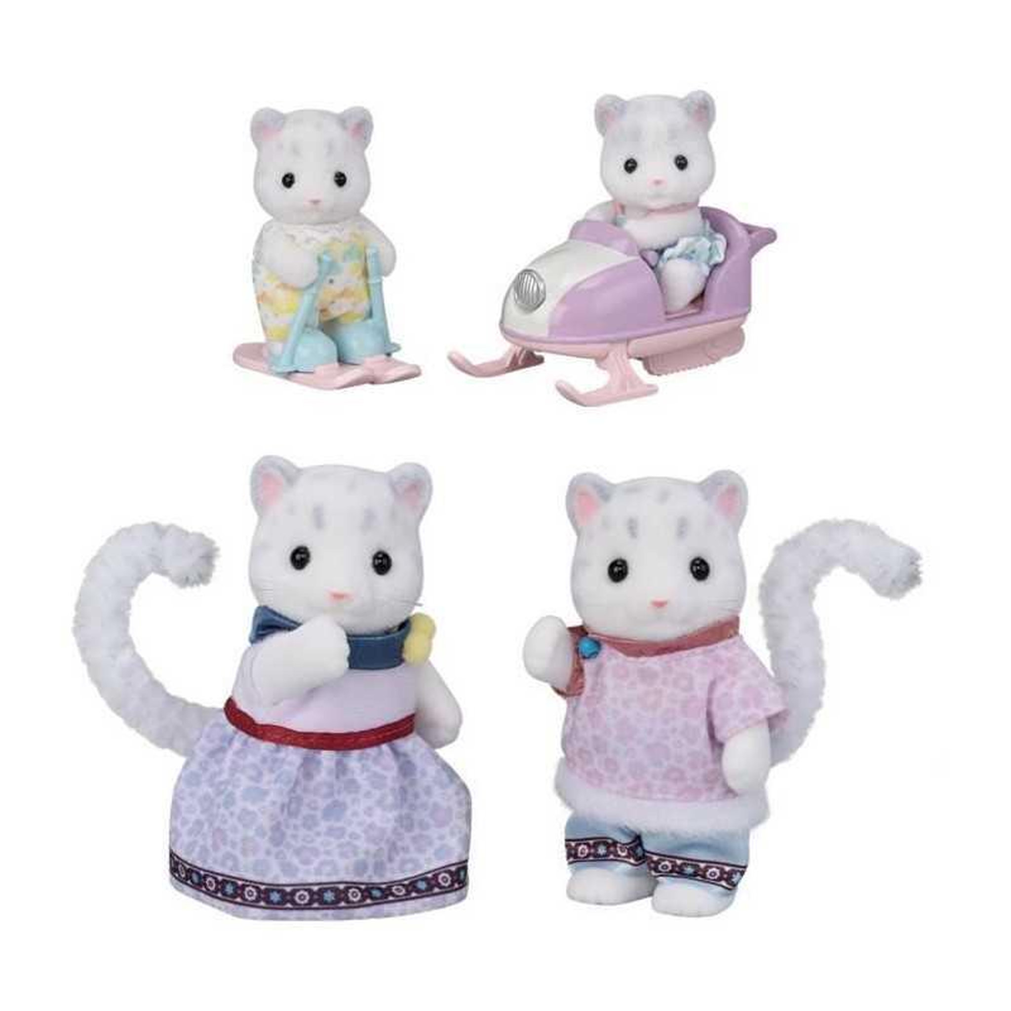 Voir la diapositive 5 : Sylvanian Families Mini-figurines - SYLVANIAN FAMILIES - La famille Panthere des neiges - Des 3 ans