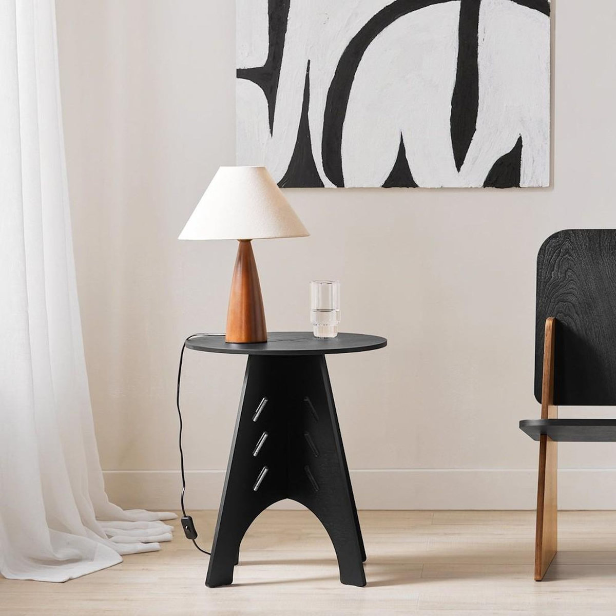 SOBUY SoBuy - Table D'appoint - Brun Clair - 46.46.5x36x55cm - Moderne - HFBT01