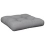 Voir la diapositive 2 : VIDAXL Coussin de palette gris 60x60x12 cm tissu