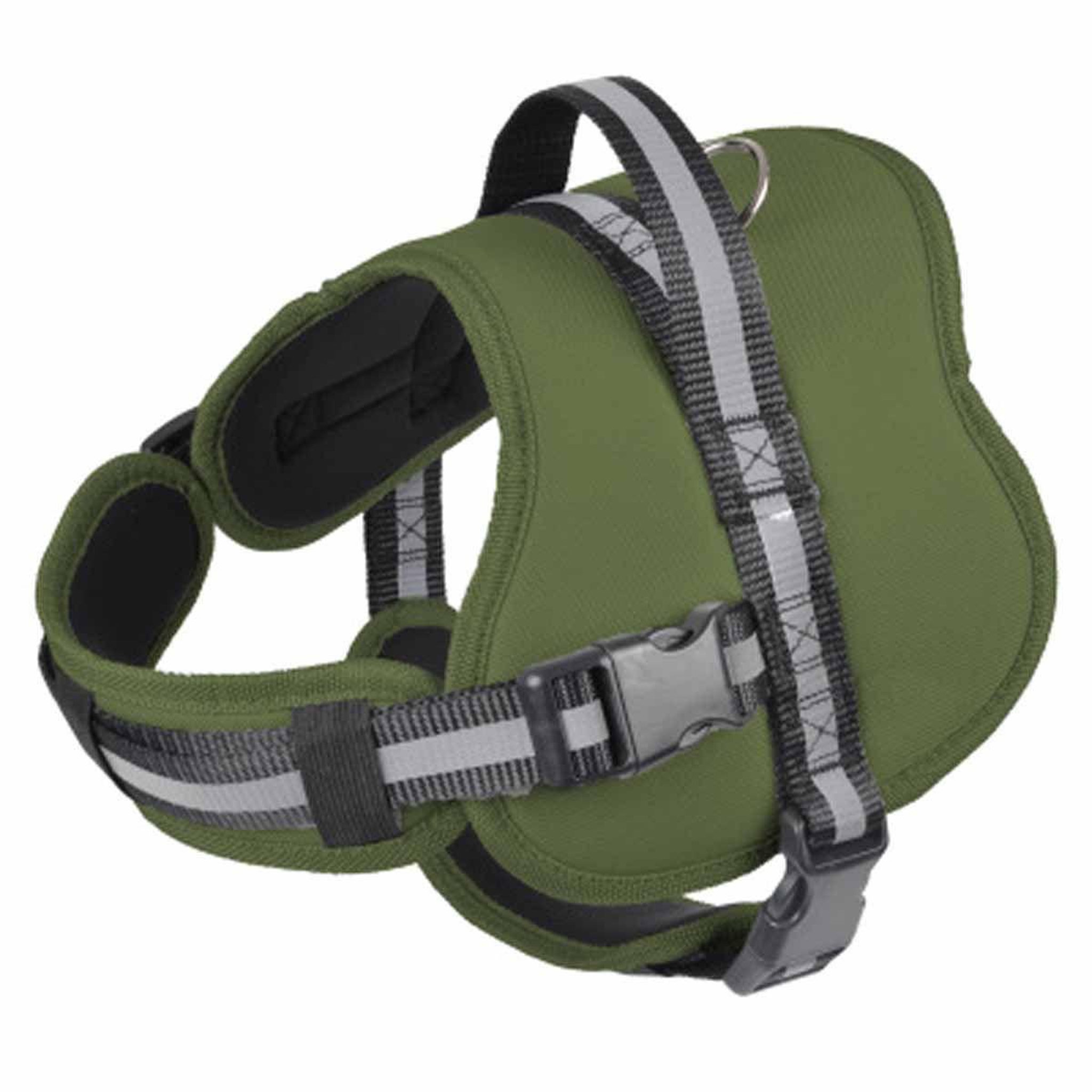 HOMEA Harnais réglable confort  essentiel  71-96cm kaki