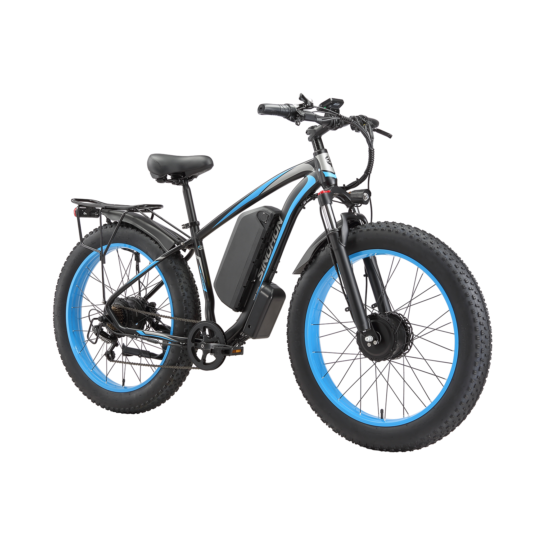 Voir la diapositive 3 : SINOHON Vélo électrique double moteur sinohon x26