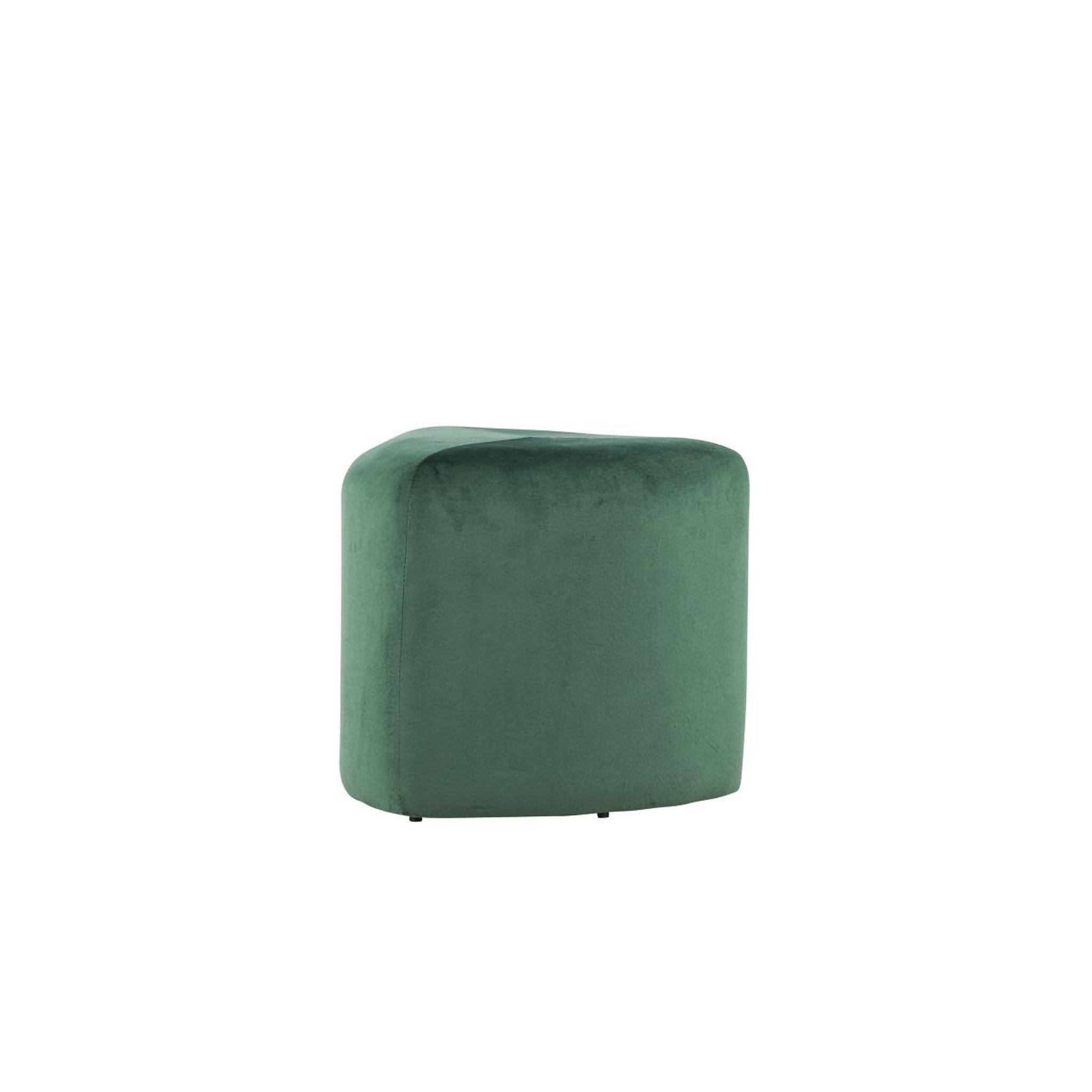 Voir la diapositive 3 : Paris Prix Pouf en velours  peg  46cm vert