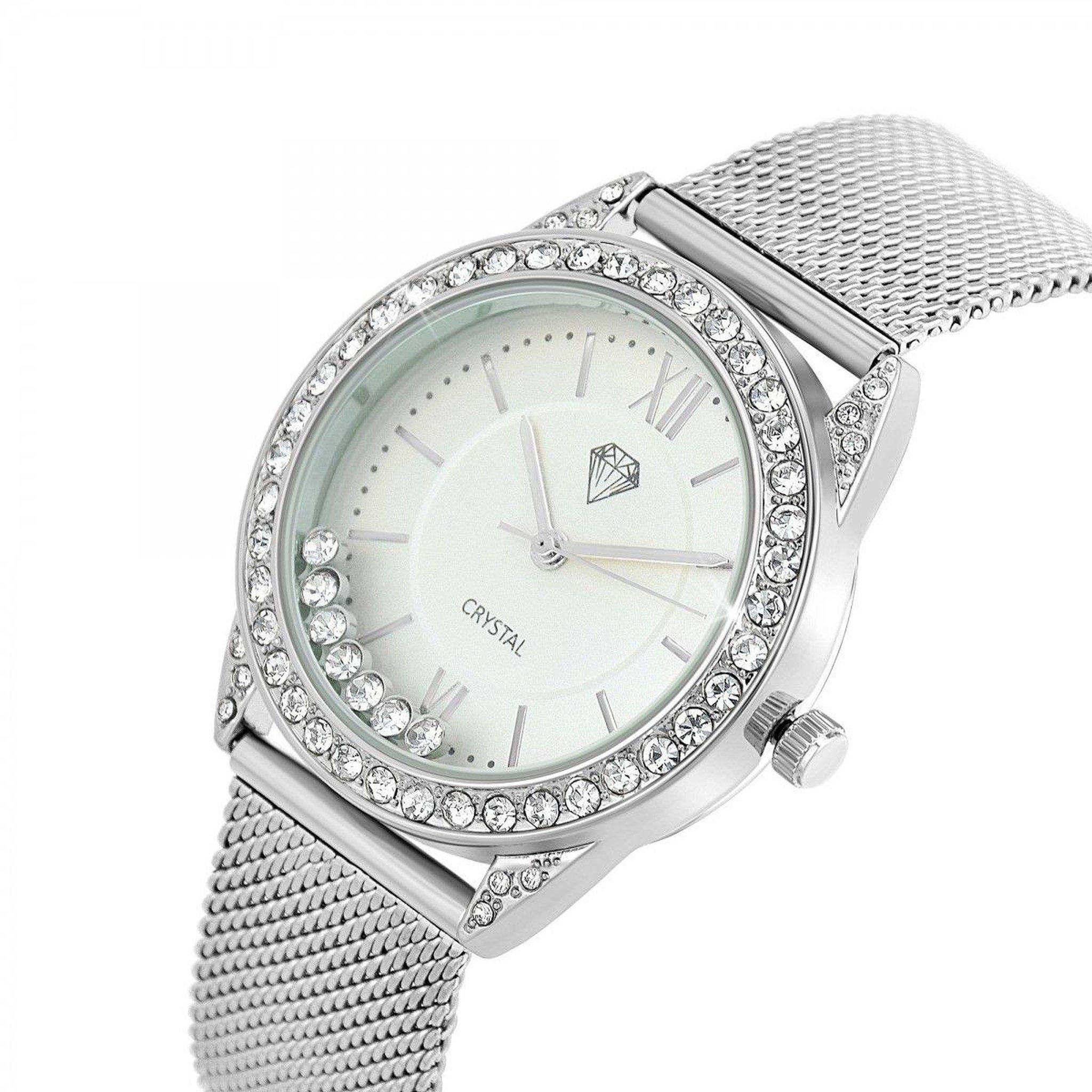 Voir la diapositive 3 : SC CRYSTAL Montre Elly élégante ornée de Cristaux scintillants par SC Crystal