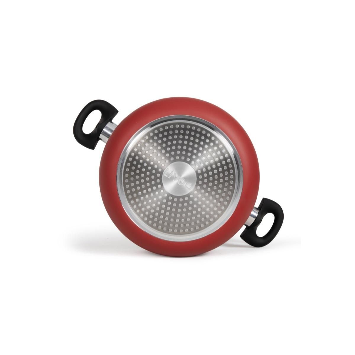 LIVOO Faitout aluminium 24cm avec couvercle - MEP150R