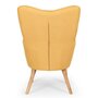 Voir la diapositive 2 : Paris Prix Fauteuil Scandinave  Aimee  67cm Jaune