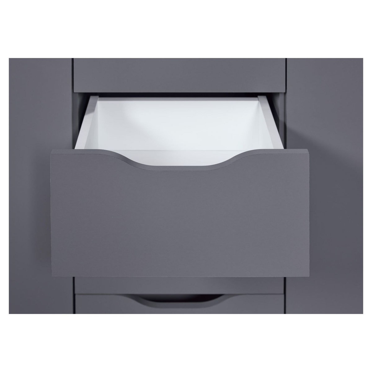 Commode meuble de rangement 2 portes 4 tiroirs  FALONE