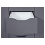 Voir la diapositive 7 : Commode meuble de rangement 2 portes 4 tiroirs  FALONE
