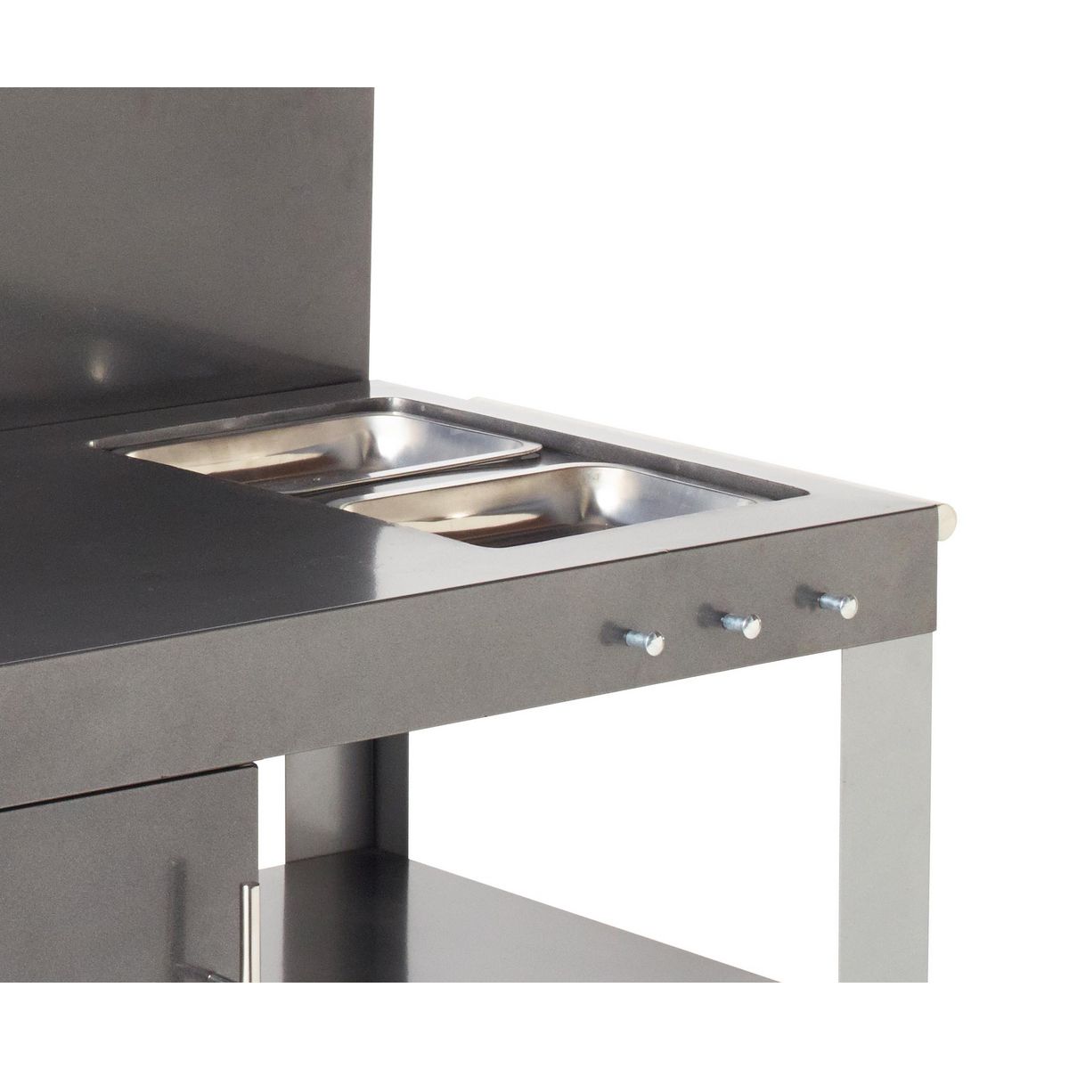 COOK'IN GARDEN Desserte métal accessoirisée NOVA