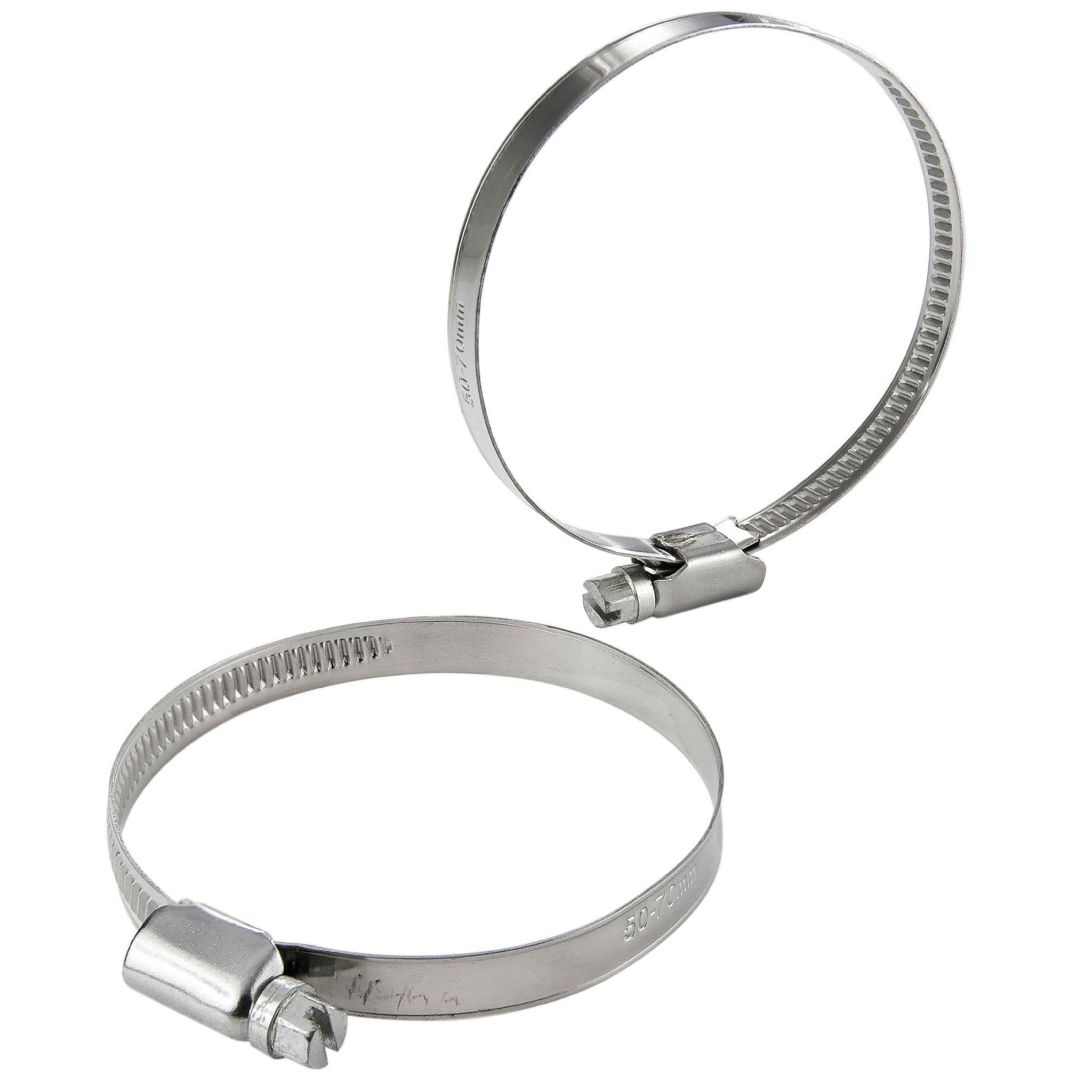 Voir la diapositive 2 : Ribiland Collier de serrage inox 50 à 70 mm 2pcs