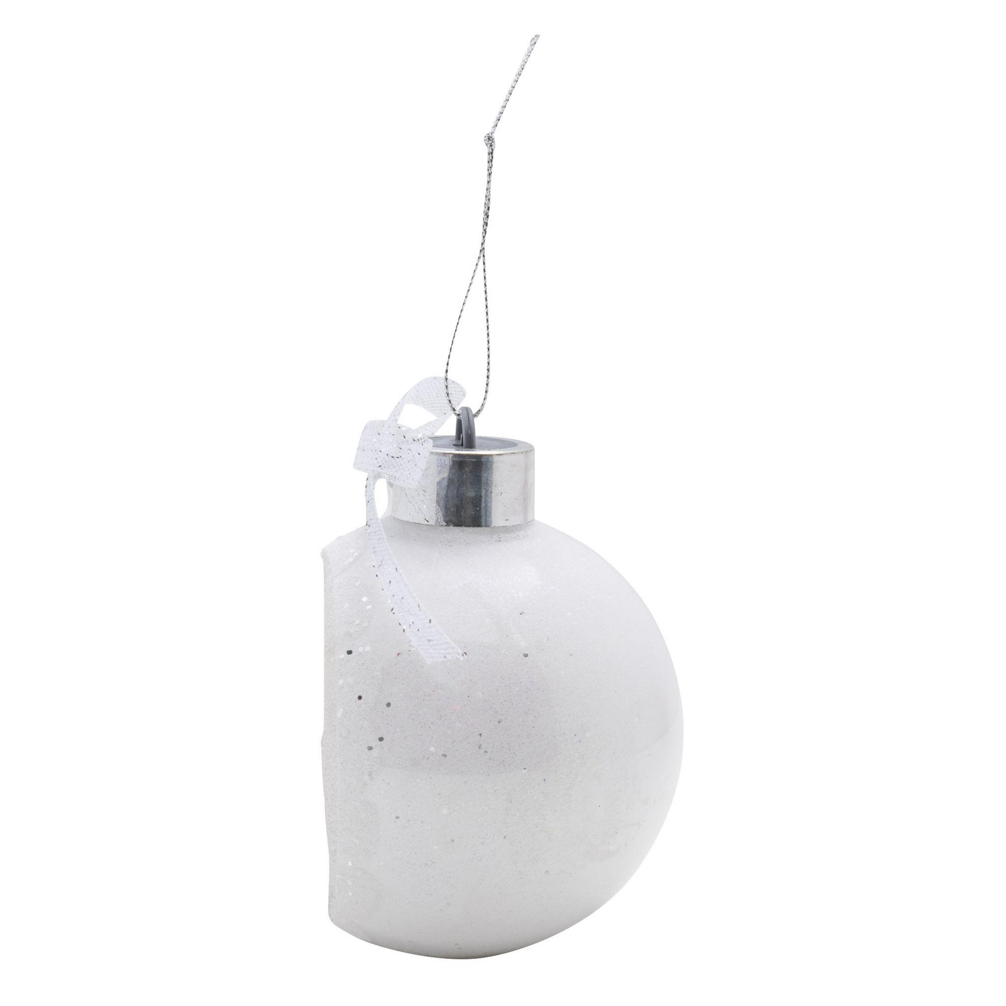 Voir la diapositive 3 : WERKAPRO Boule Papa Noël lumineuse  10 x 8 x 12 cm