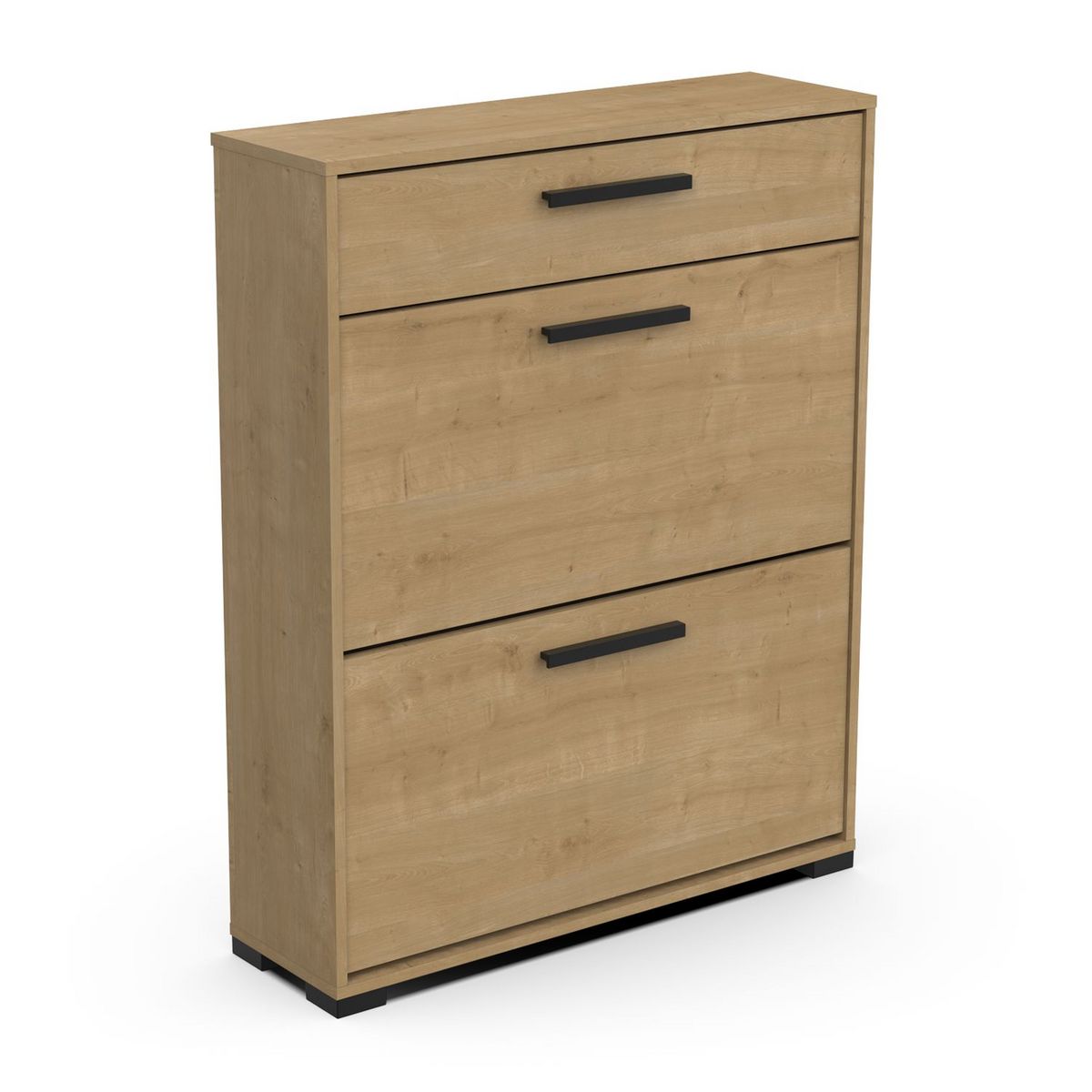 Meuble à chaussures 2 portes 1 tiroir L80 cm LIZZIE