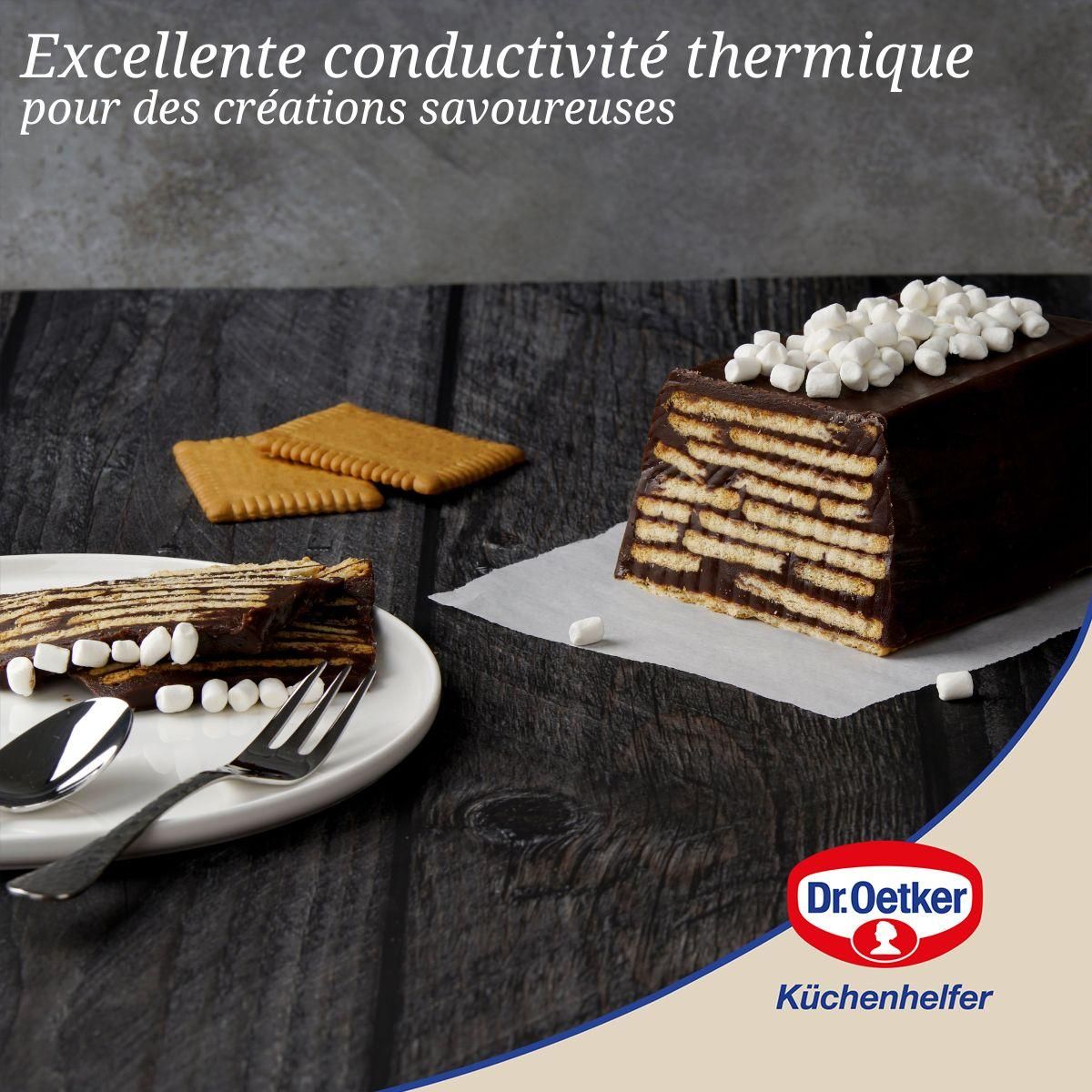 DR.OETKER Petit moule à cake 18cm en silicone Dr Oetker Flexxibel Love