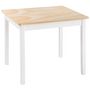 Voir la diapositive 2 : tectake Ensemble 1 table et 2 chaises, table d'activité en bois en bois de pin blanc
