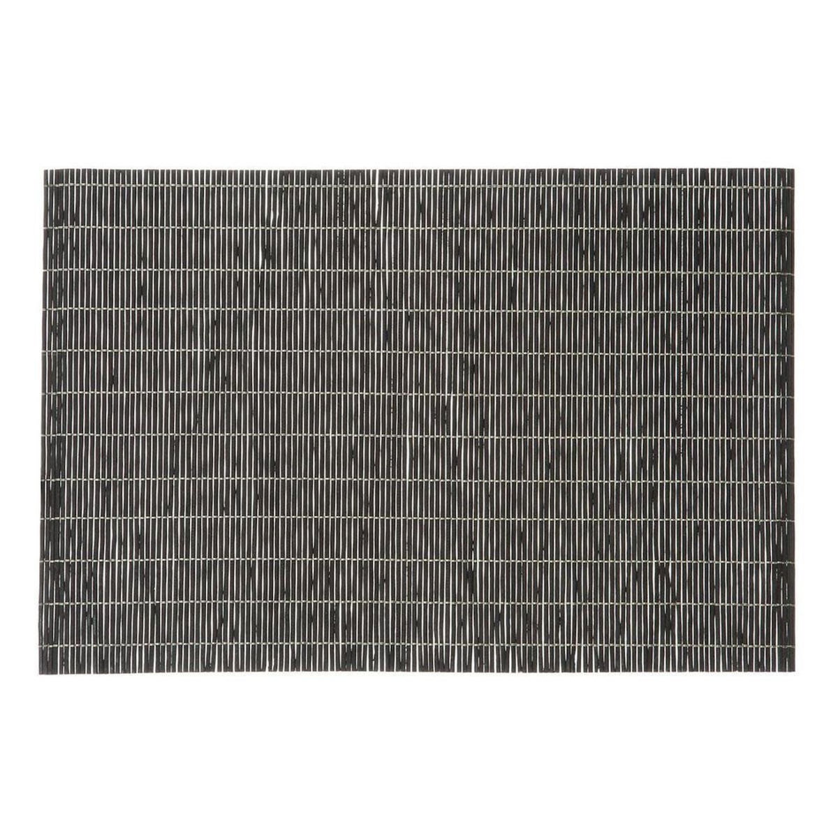 SECRET DE GOURMET Set de Table  Bambou  30x45cm Noir