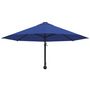 Voir la diapositive 4 : VIDAXL Parasol mural avec mat metallique 300 cm Bleu