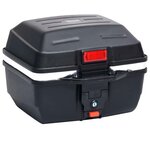 VIDAXL Boîte de moto 24 L pour un seul casque