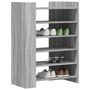 Voir la diapositive 3 : VIDAXL Armoire à chaussures Sonoma gris 74,5x37,5x100 cm
