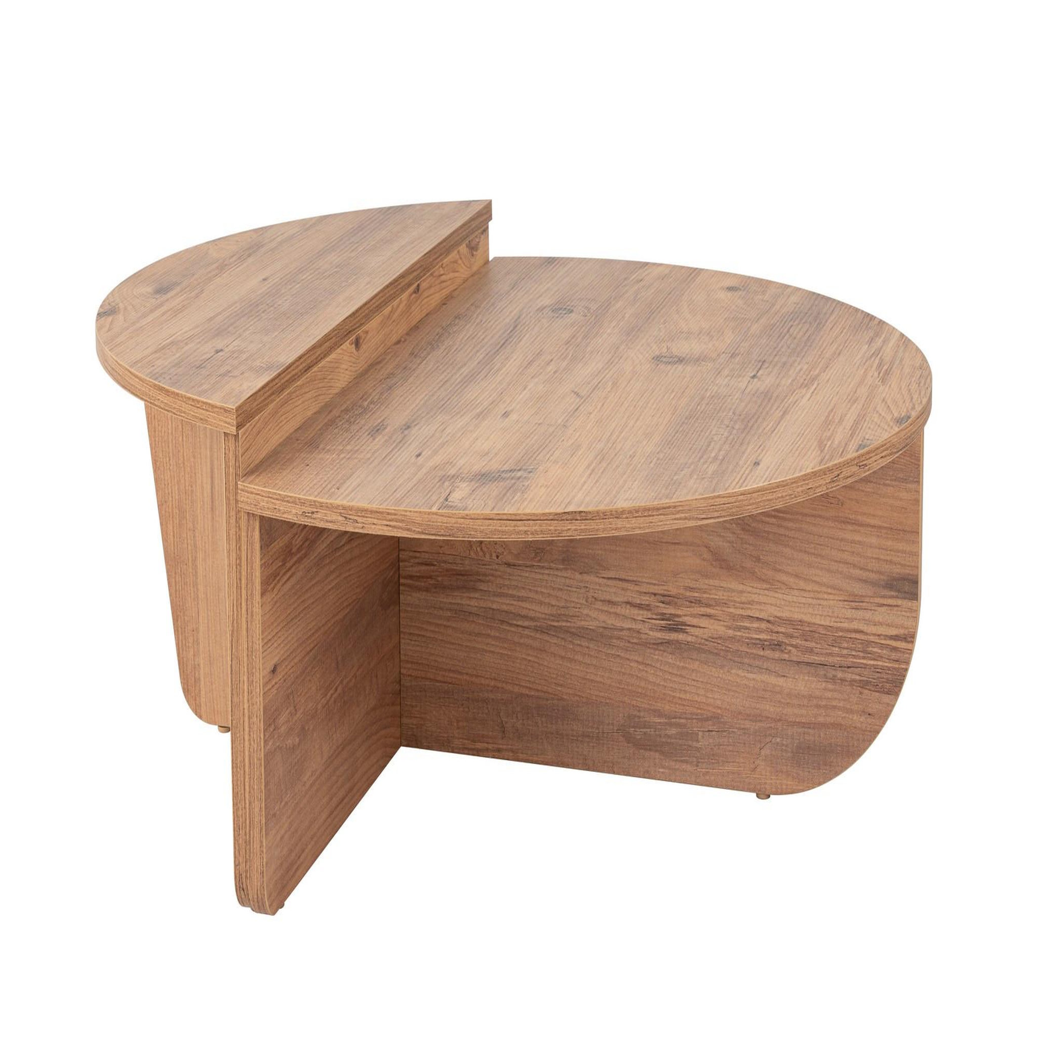 Habitat et Jardin Table basse en bois  orion  - 90 x 60 x 30 cm - pin atlantique
