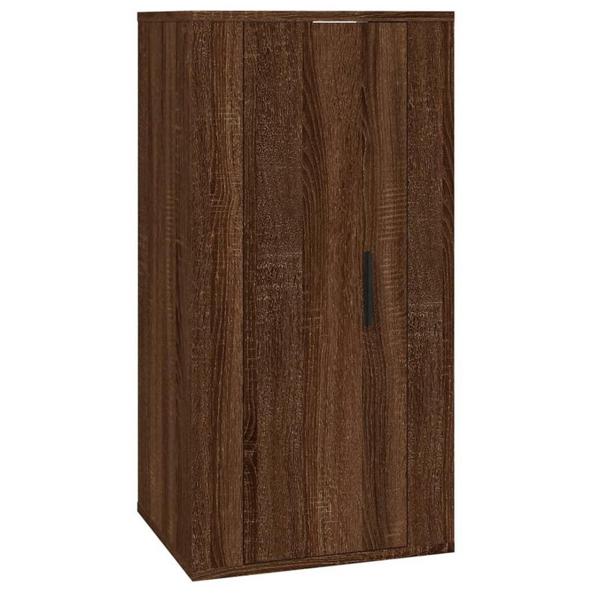 VIDAXL Meuble TV mural Chene marron 40x34,5x80 cm