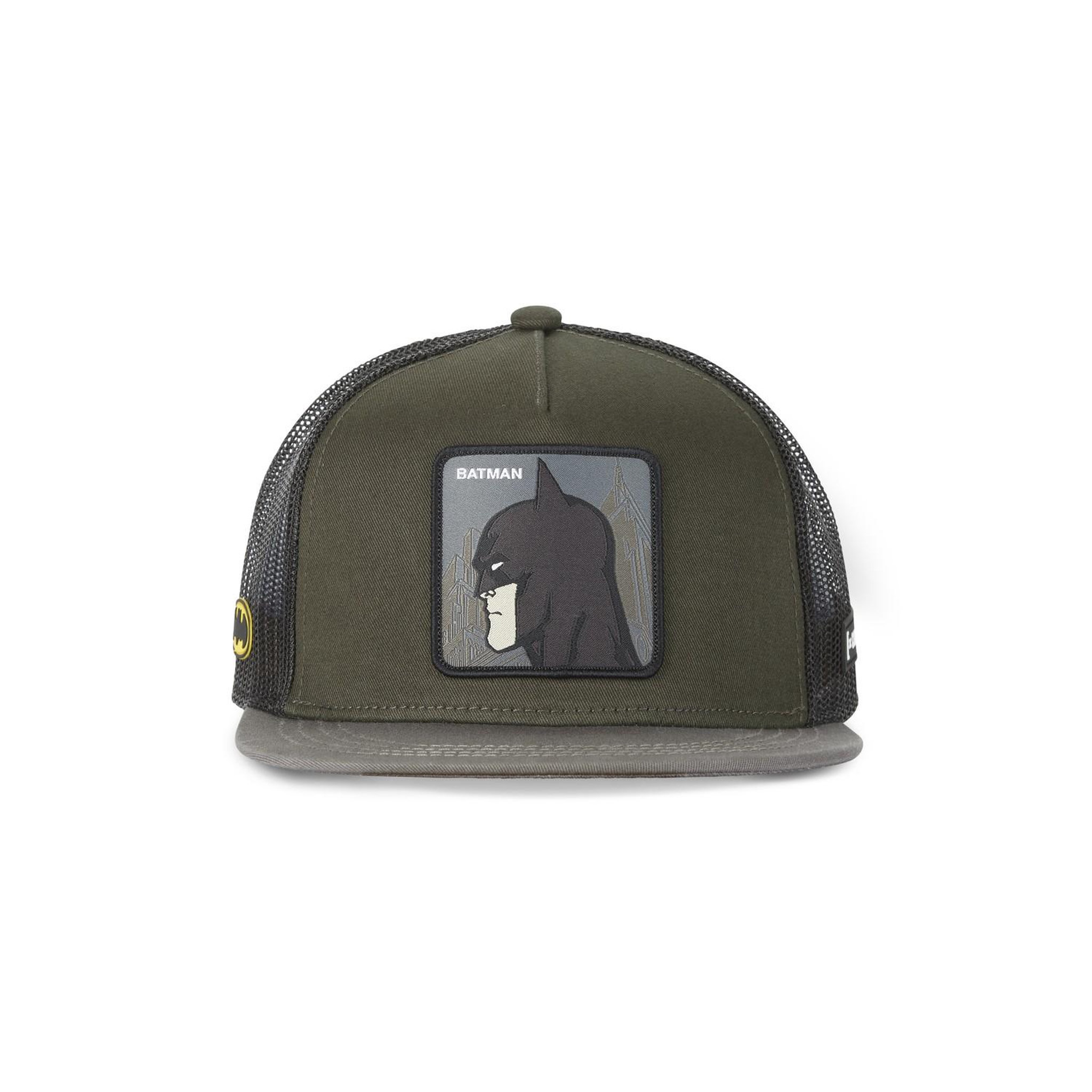 Voir la diapositive 2 : CAPSLAB Casquette snapback  visière plate avec filet DC Comics Batman