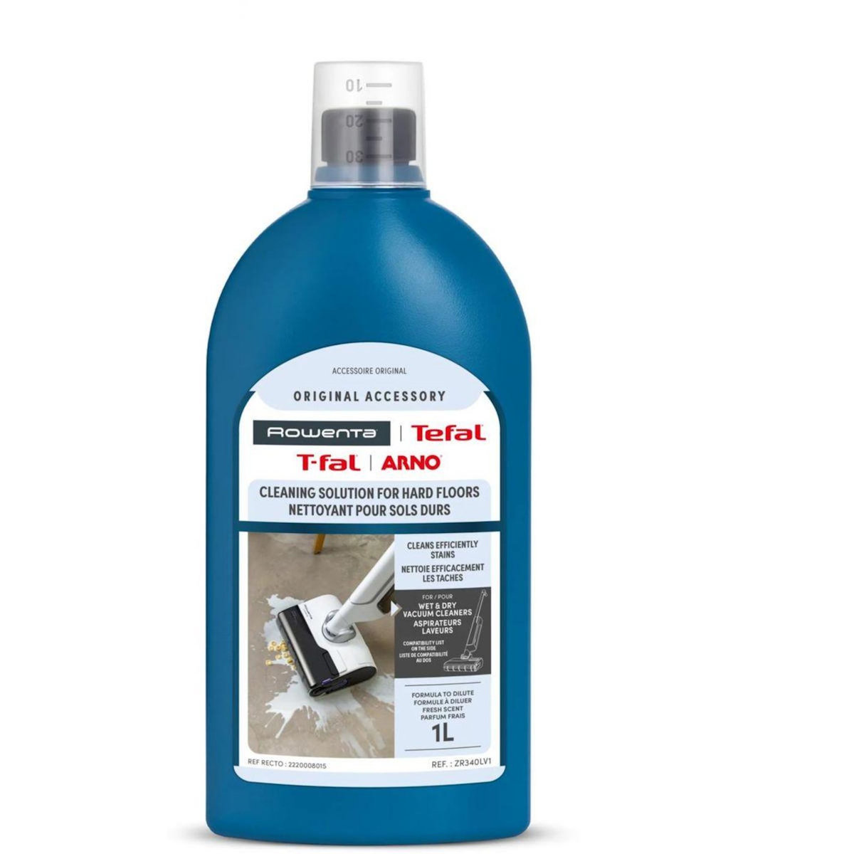 ROWENTA Détergent sols durs pour X-Clean 1L