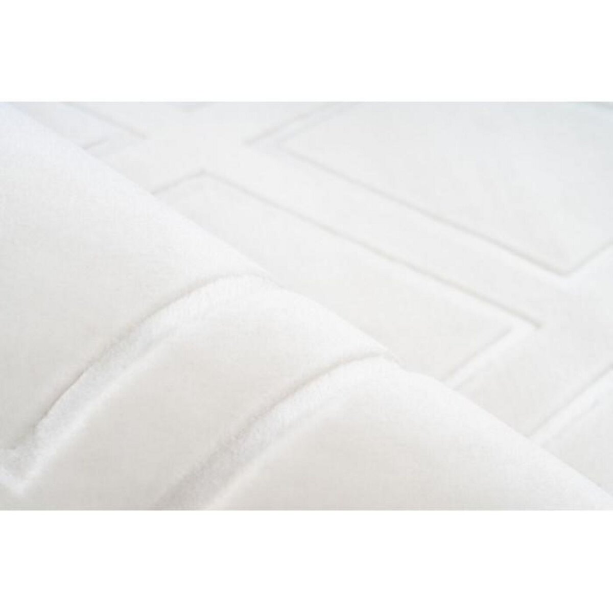 Paris Prix Tapis Imprimé Losange Fait Main  Monroe III  Blanc