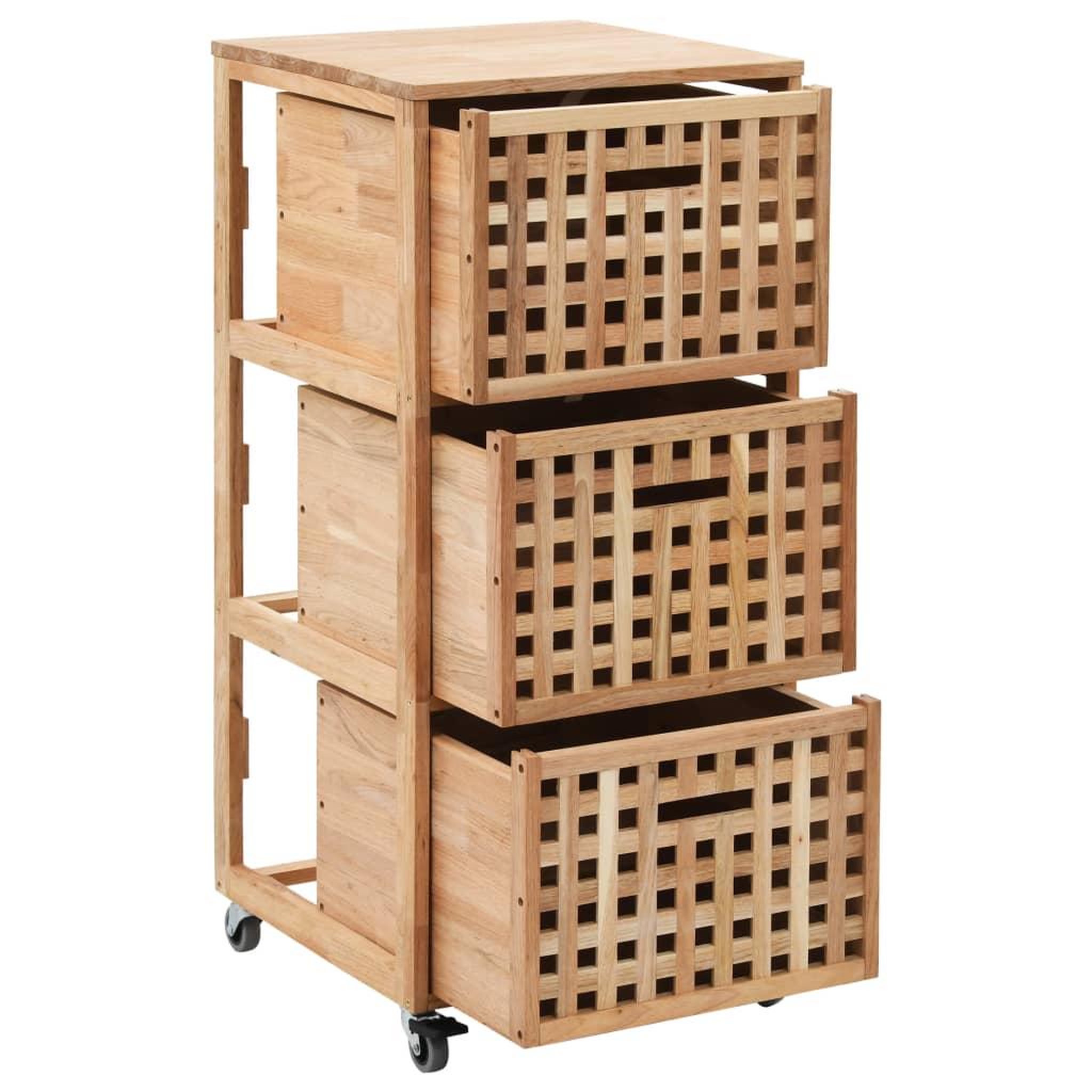 Voir la diapositive 2 : VIDAXL Armoire de salle de bains 41x41x91 cm bois de noyer massif