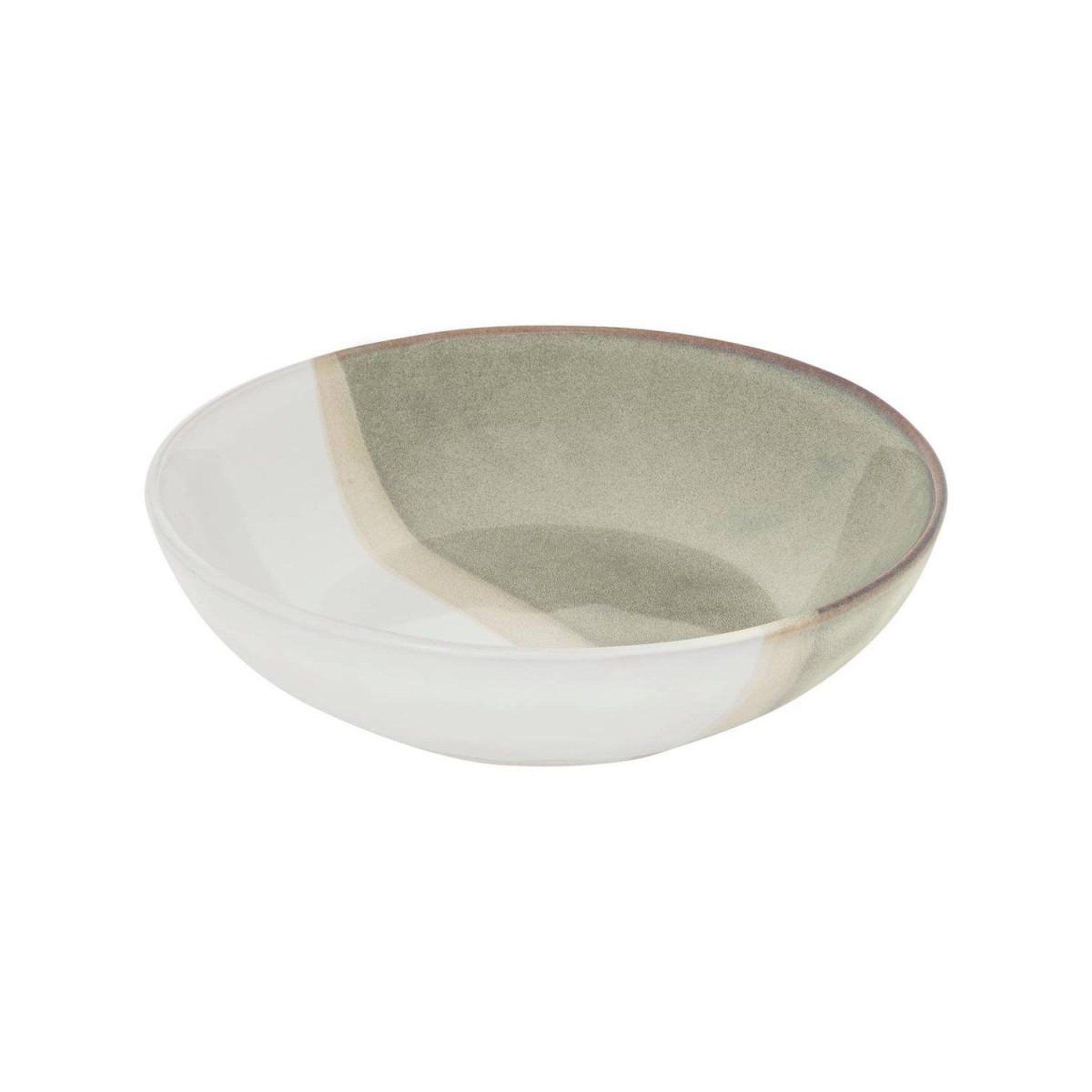 Voir la diapositive 2 : SECRET DE GOURMET Lot de 6 assiettes creuses  sahara  21cm multicolore