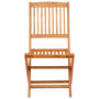 Voir la diapositive 3 : VIDAXL Chaises de jardin pliables lot de 4 Bois d'eucalyptus massif