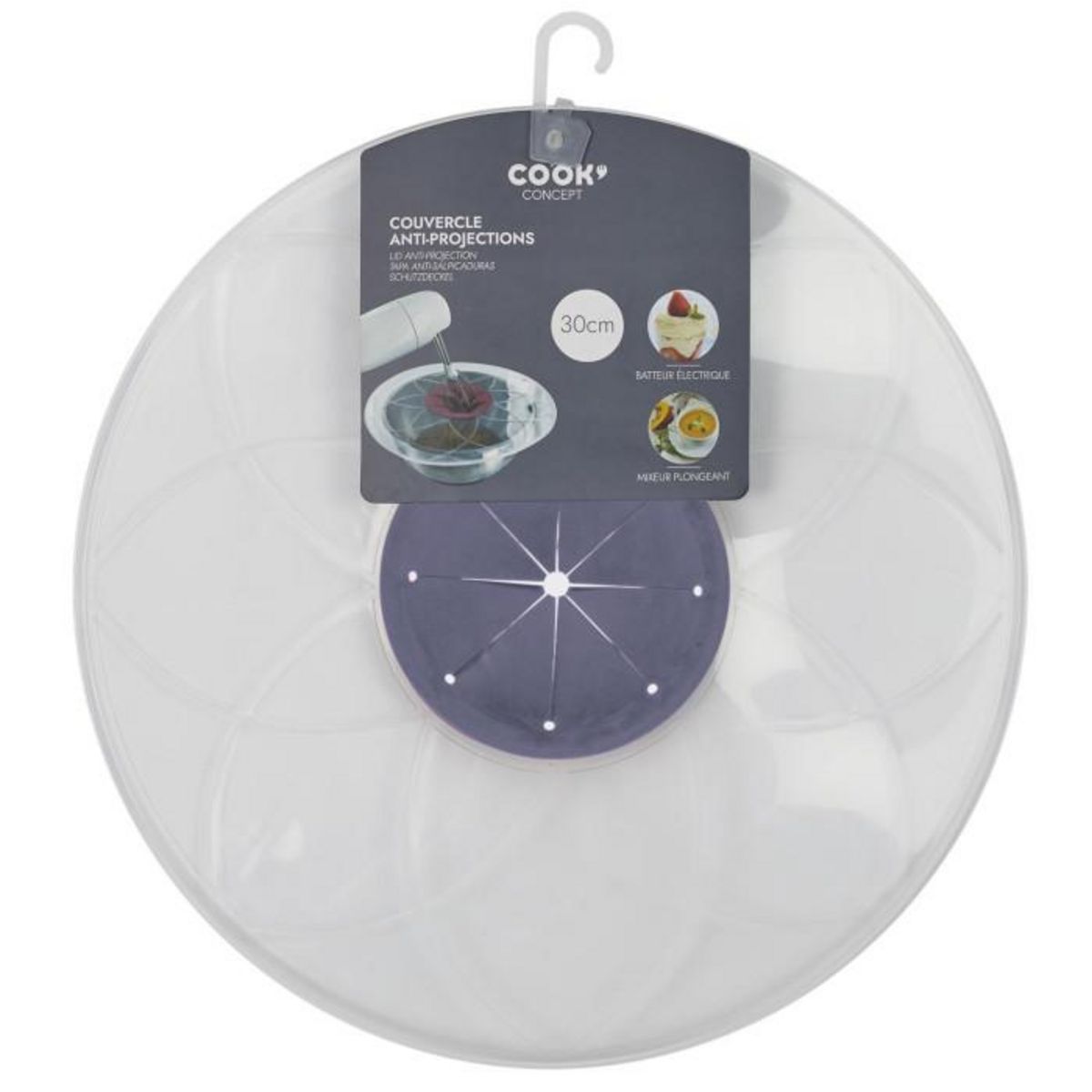 Paris Prix Couvercle Anti-Projections  Delmar  30cm Gris