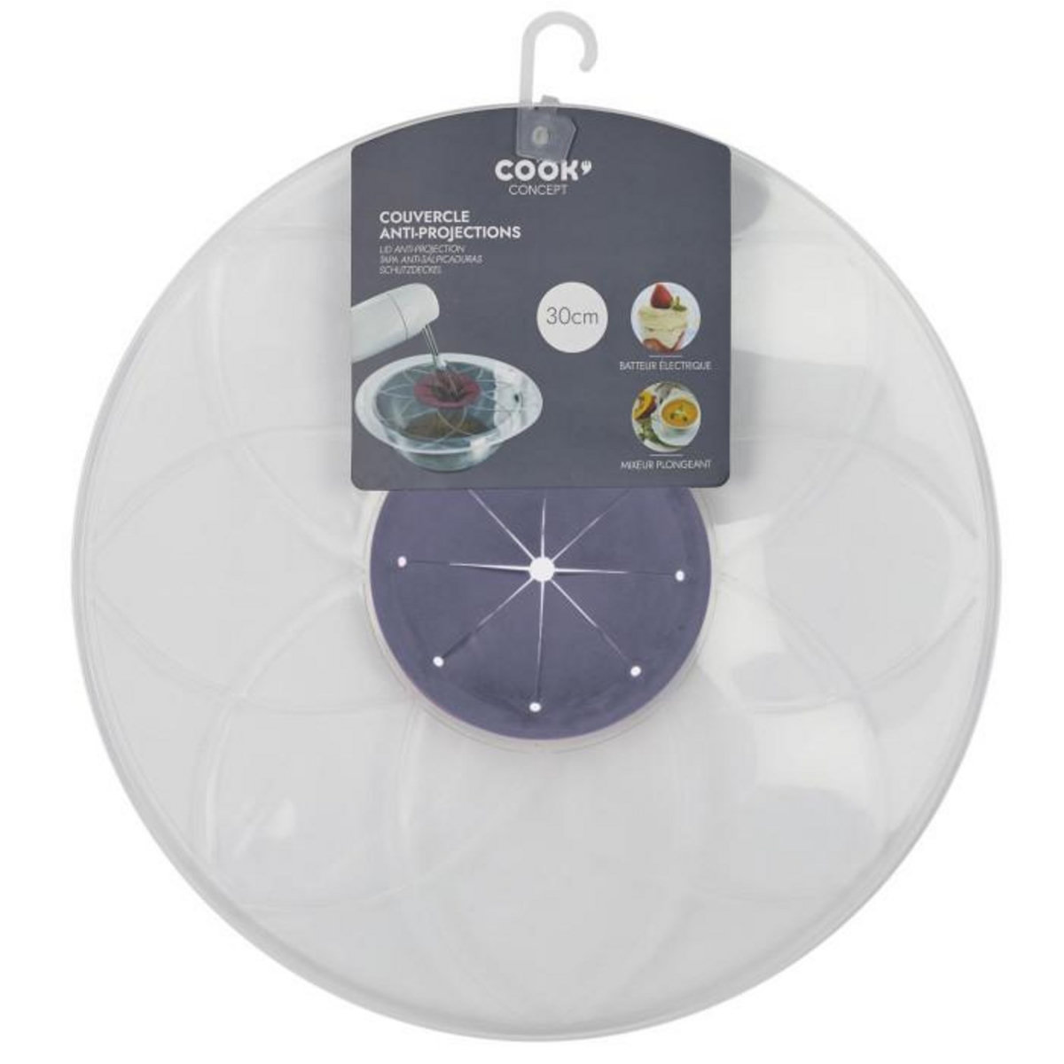 Paris Prix Couvercle Anti-Projections  Delmar  30cm Gris