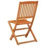 Voir la diapositive 5 : VIDAXL Chaises de jardin pliables lot de 4 Bois d'eucalyptus massif