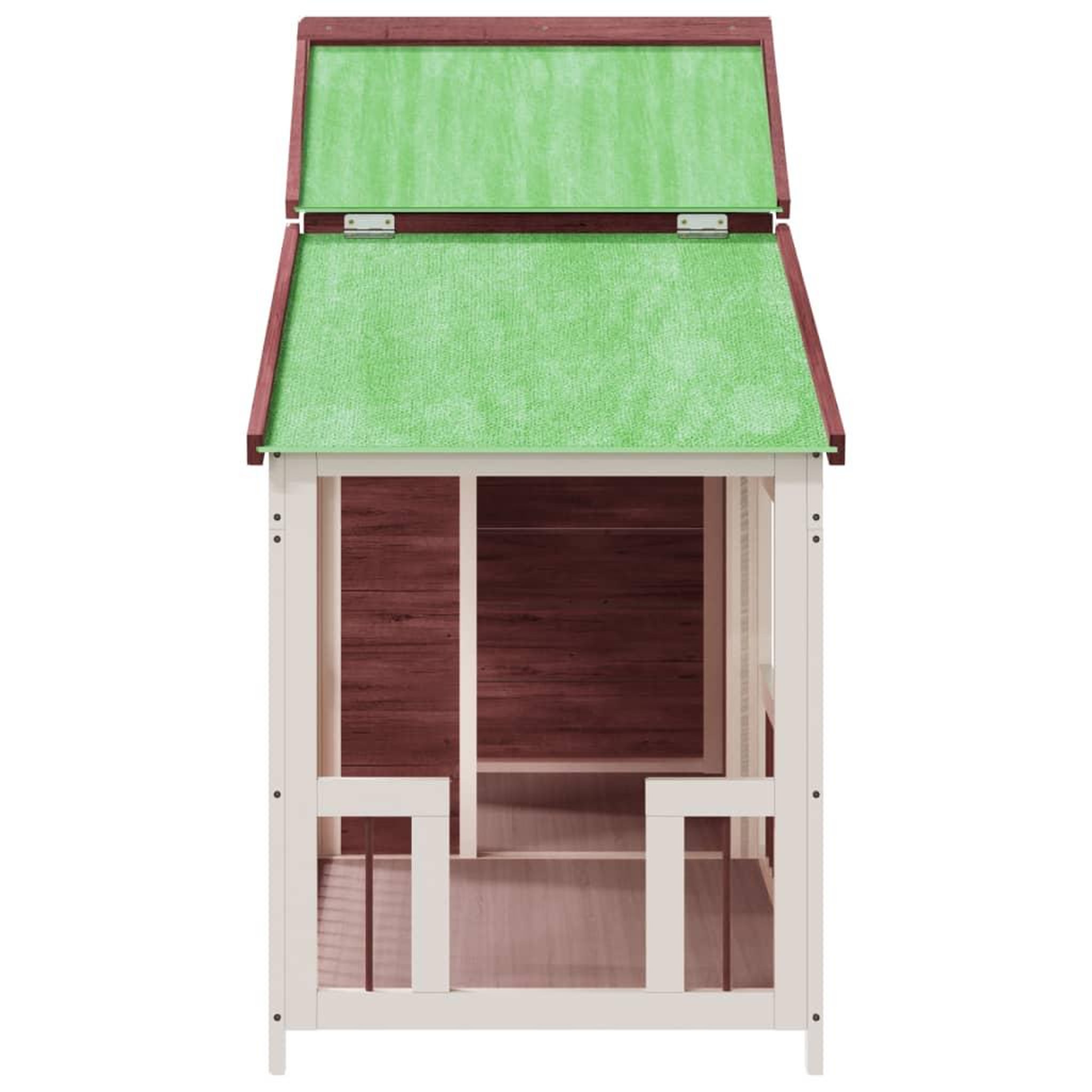 Voir la diapositive 4 : VIDAXL Chenil moka 143x60,5x109 cm bois de pin solide