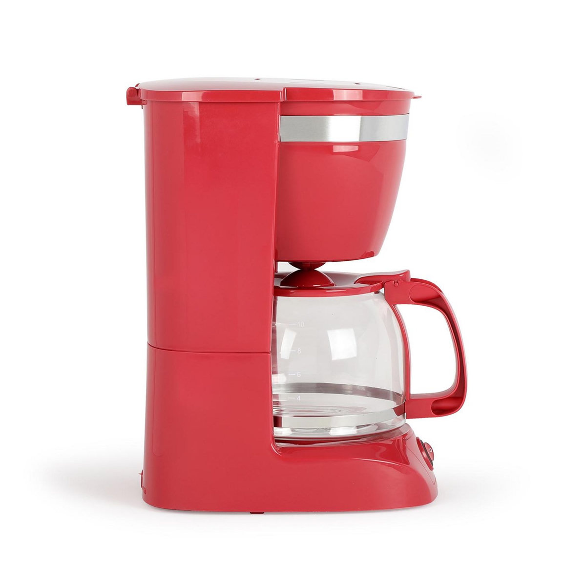 LIVOO Cafetière filtre 12 tasses 800w rouge - dod163rc