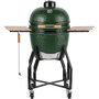 Voir la diapositive 1 : INTEC Barbecue à charbon Kamado Vert Céramique Ø 56cm 22  Grill Exterieur 122.1 x 69.6 x 117.4cm INTEC