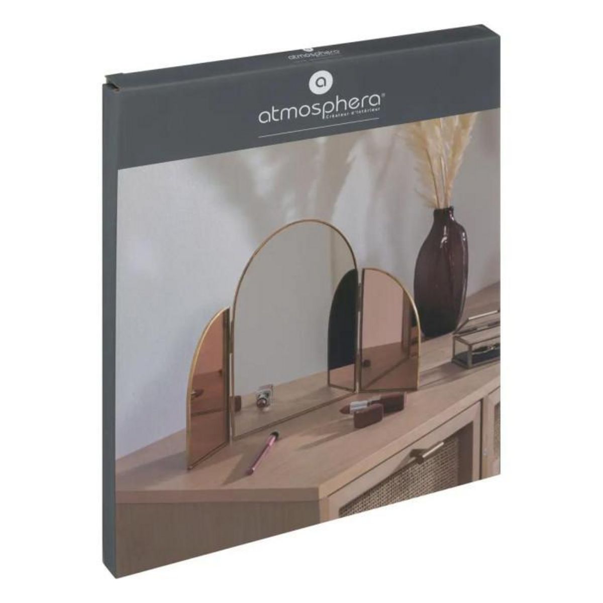 ATMOSPHERA Miroir à Poser  Le Collectionneur  40cm Rose