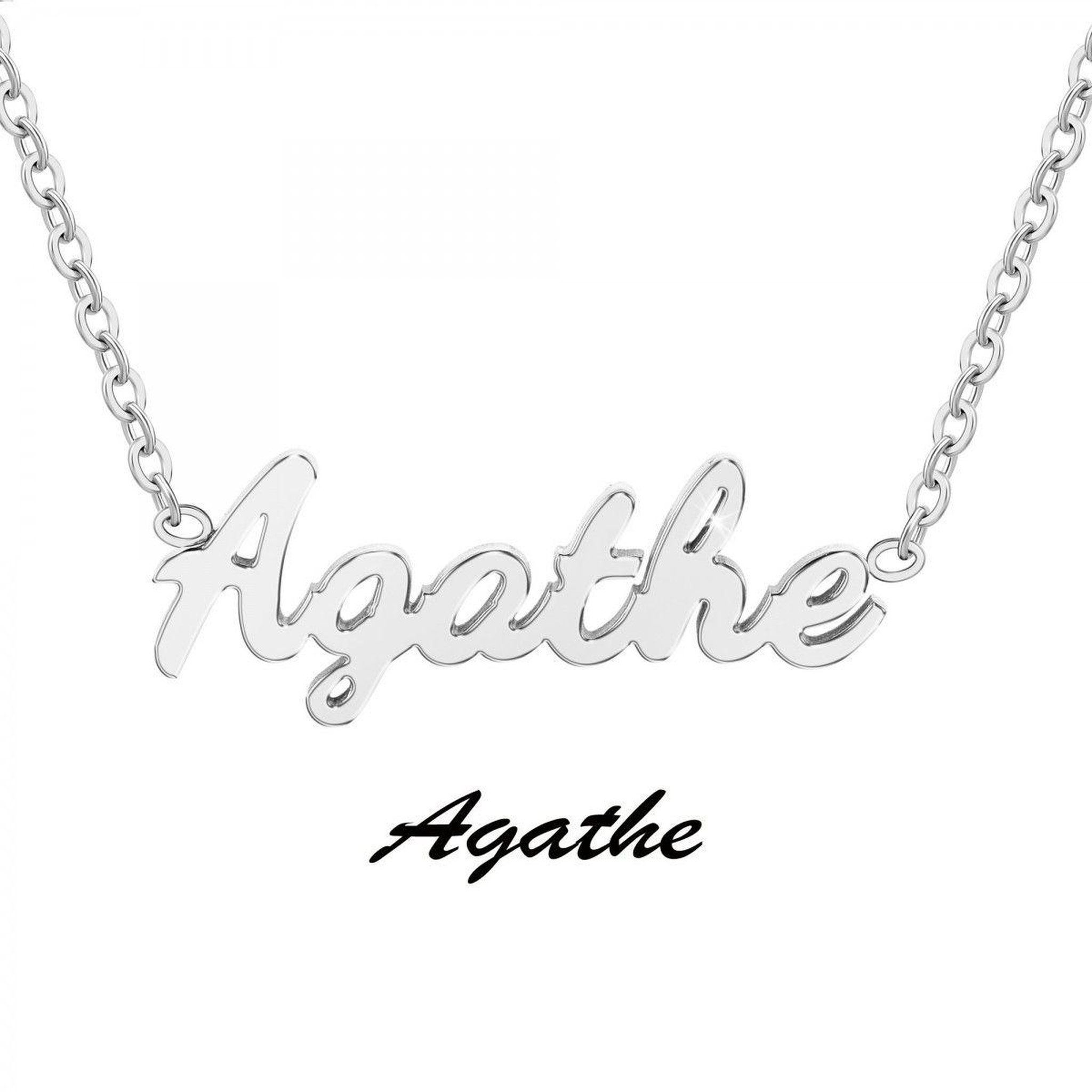 Voir la diapositive 3 : SC CRYSTAL Agathe - Collier prénom