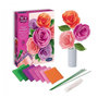 Voir la diapositive 2 : Sentosphere Fleurs en crepon - Roses - Art et creations