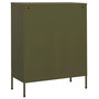 Voir la diapositive 4 : VIDAXL Armoire de rangement Vert olive 80x35x101,5 cm Acier