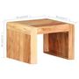 Voir la diapositive 6 : VIDAXL Table d'appoint 43x40x30 cm Bois d'acacia massif