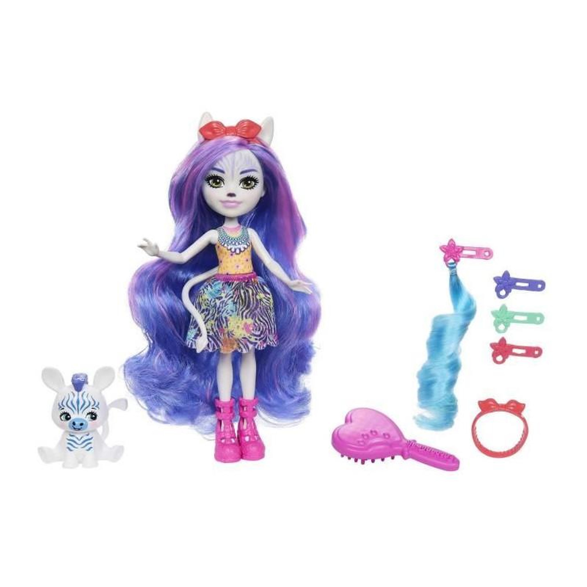 ENCHANTIMALS MINI POUPEE DELUXE ZEBRE - ENCHANTIMALS - HNV28