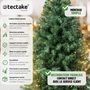 Voir la diapositive 2 : tectake Sapin de Noël artificiel 180 cm vert vert
