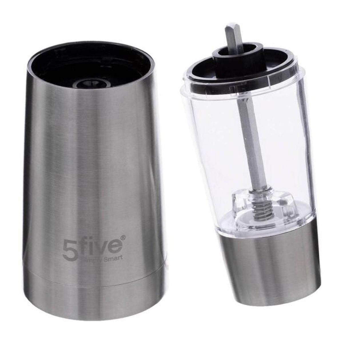 FIVE Moulin Électrique Inox  Automatique  19cm Argent