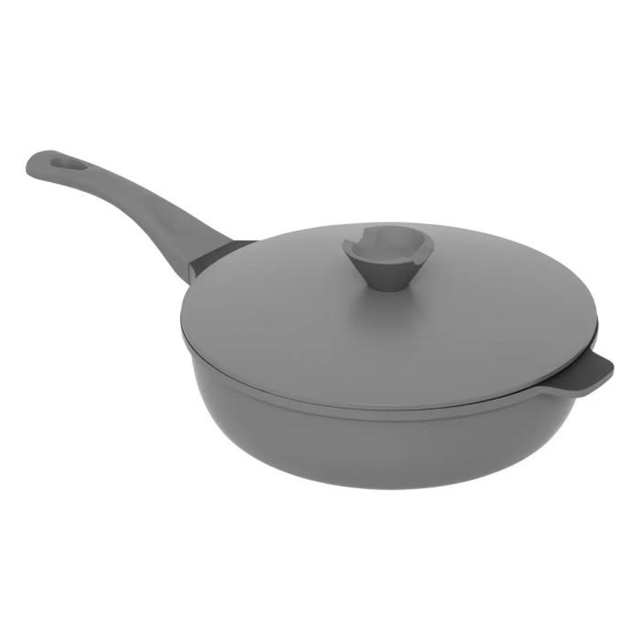 Voir la diapositive 2 : FIVE Sauteuse Avec Panier Vapeur  Kirk  28cm Gris