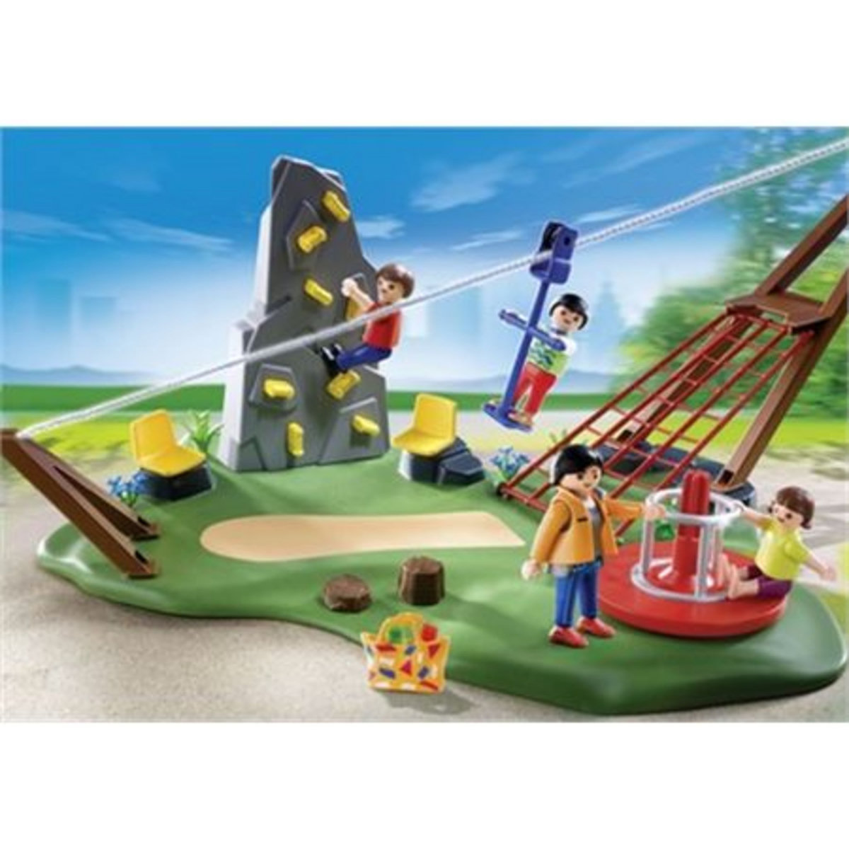 Accessoire PLAYMOBIL : Tourniquet Pour Parc Jardin D'enfants - Occasion En Super état